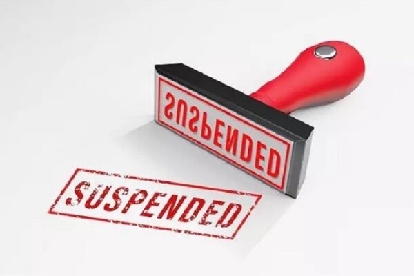 Suspended